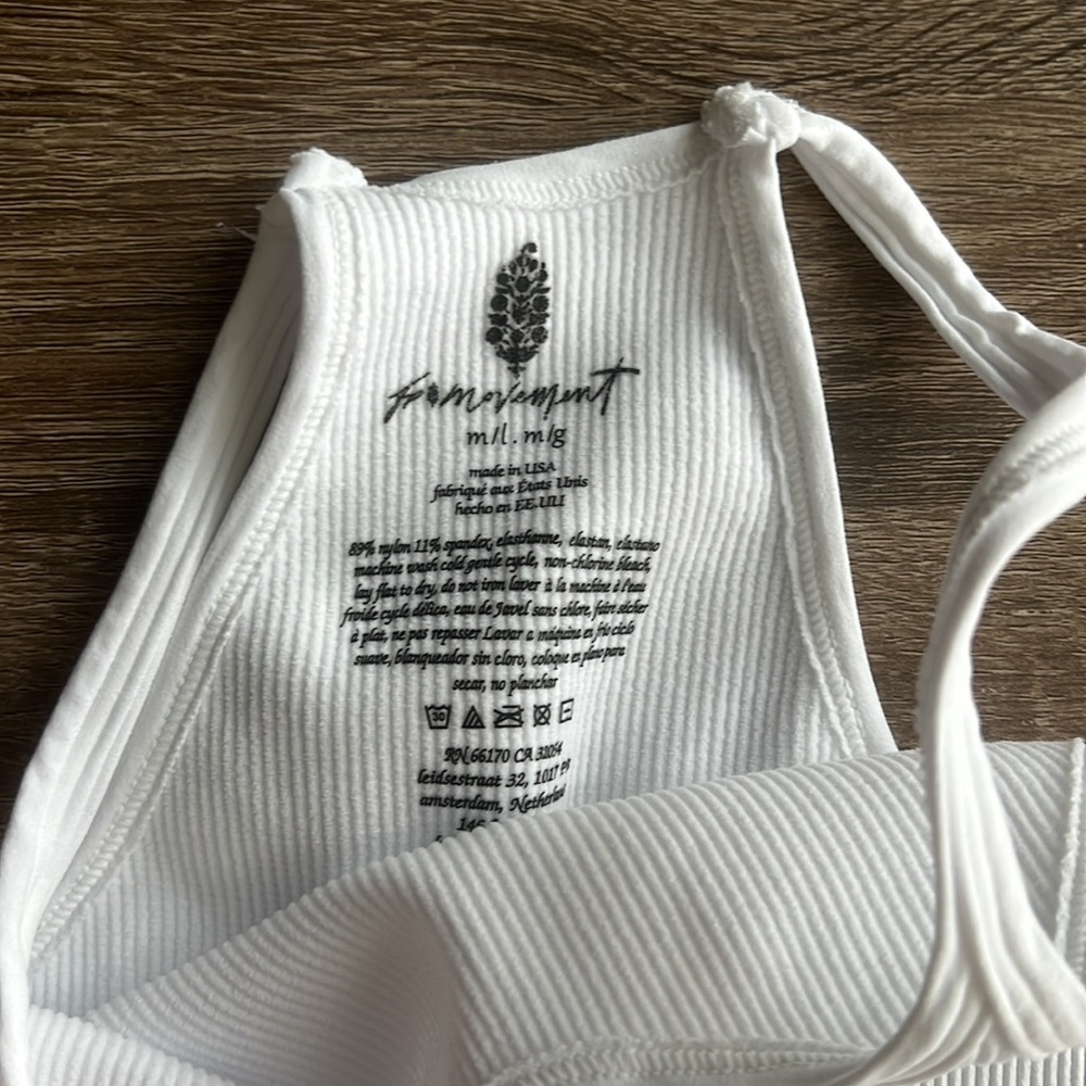 NWOT Free People Ribbed Tank - Picture 2 of 2